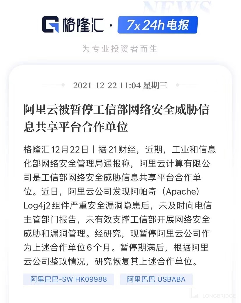 悲惨中概股的杰出代表 阿里巴巴是真的悲惨 长桥longbridge